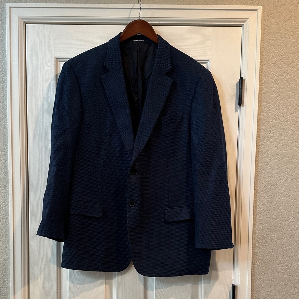 Emporio Armani Men's Navy Blazer